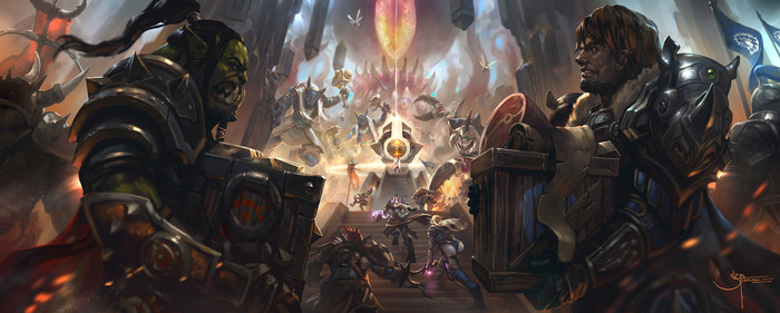 Art is the winner in the category Best work based on the 13th anniversary of World of Warcraft!. - Wow, World of warcraft, Warcraft, Blizzard, Game art, Creation, Competition