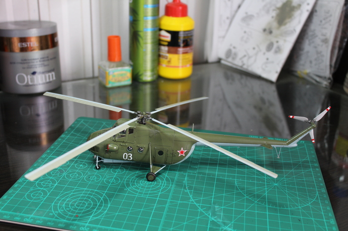 Domestic (Soviet) helicopter Mi-4 - Longpost, Weapon, Stand modeling, Prefabricated model, Army, Aviation, Mi-4, Helicopter, My