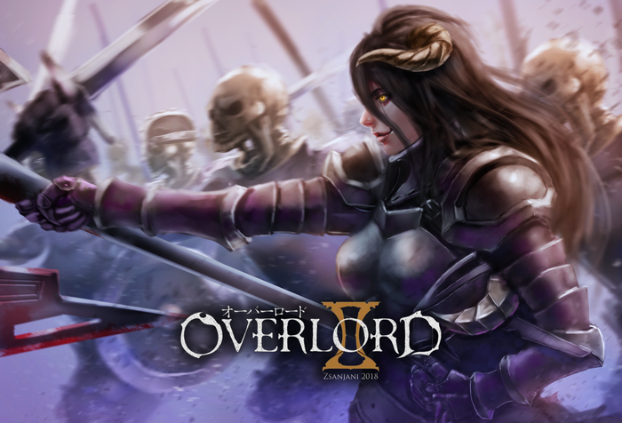 Overlord Anime Art, , Overlord, Shalltear Bloodfallen, Albedo (Overlord), Demiurge, Cz2128 Delta, Zsanjani, 