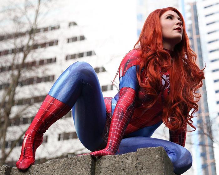 Spider-Woman Mary Jane Watson Spider-woman, Amazing spider-man, Comic-con,  , Chandlerdarling, Marvel,  