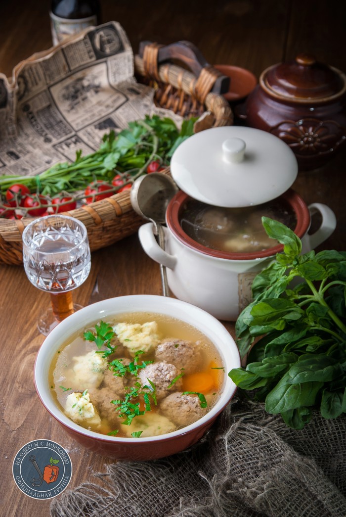 Little Longnose. Danish soup with double dumplings. Literary cuisine - My, Literary Cuisine, From Odessa with carrots, Cooking, Food, Recipe, Longpost, The photo, Story