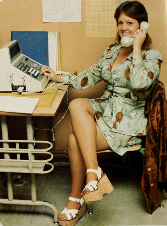 Office life in the 60s. - Office, Office weekdays, 60th, The photo, Longpost