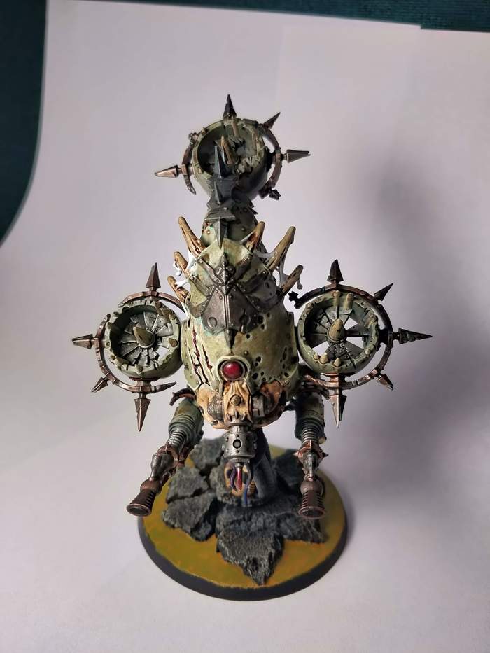 Paint the Foetid Bloat-drone - My, Wh miniatures, Painting miniatures, Warhammer 40k, Death guard, Longpost