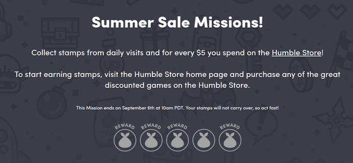 Summer Sale Missions 2! Steam , Humble Bundle, 