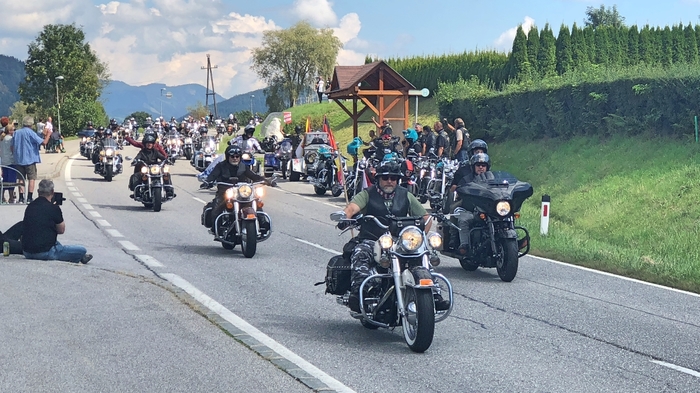 Парад Harley Davidson 2018, Каринтия, Австрия - Моё, Австрия, Каринтия, Оссиахерзее, Мотоциклы, Harley-Davidson, Длиннопост, Мото