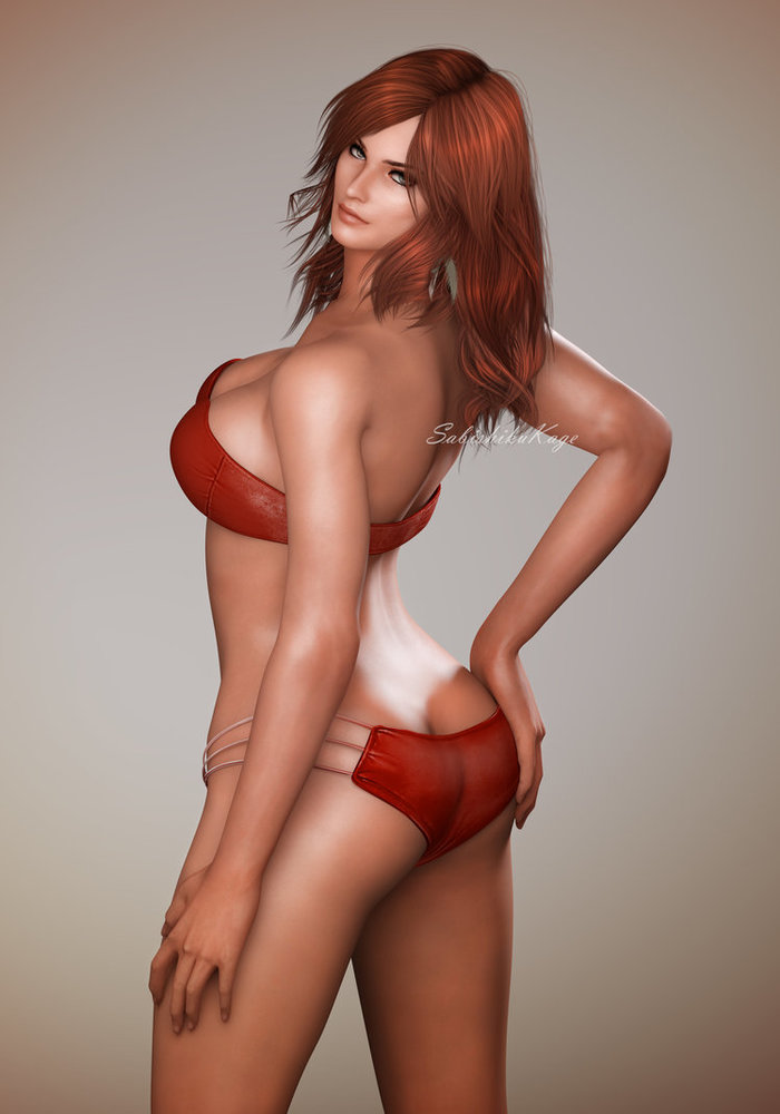 Tekken 7 - Katarina Alves Red Bikini - NSFW, Deviantart, Art, Games, Tekken 7, , 3D