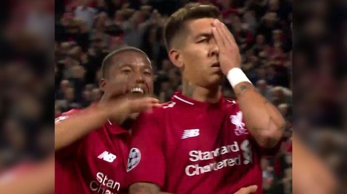 This is how Roberto Firmino celebrated his goal against PSG. - Football, Champions League, Roberto Firmino