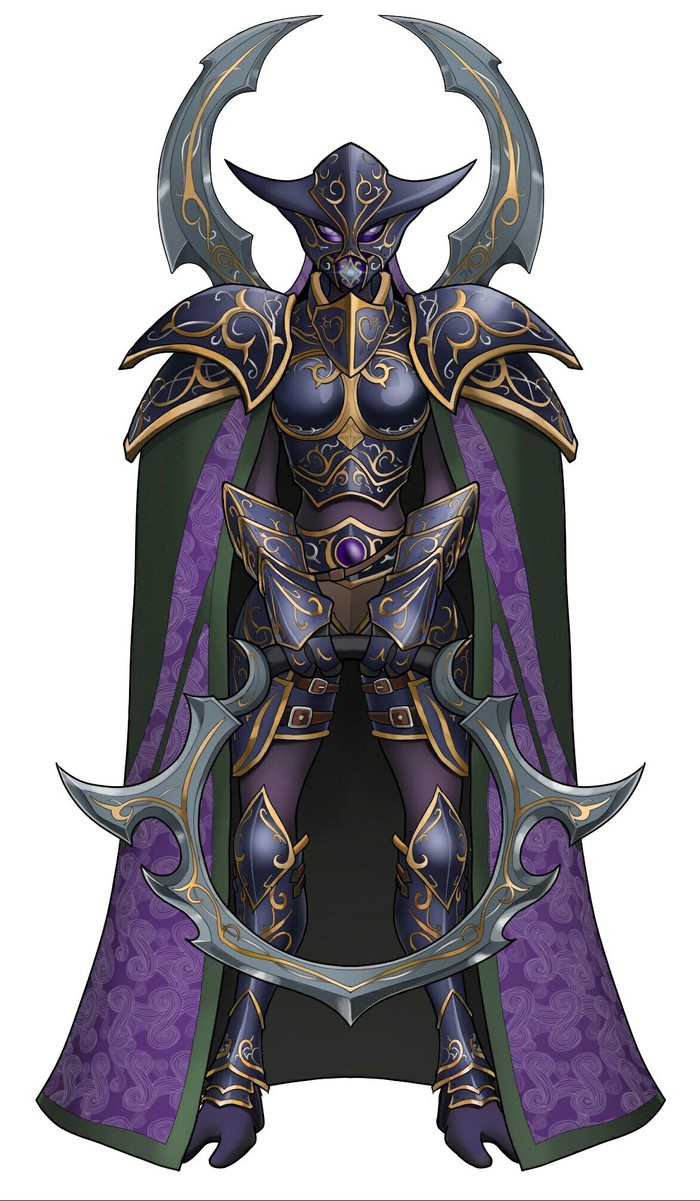 Tali - Maiev - Spacemaxmarine, Tali zorah, Mass effect, Maiev Shadowsong, Warcraft, Games, Art, Crossover