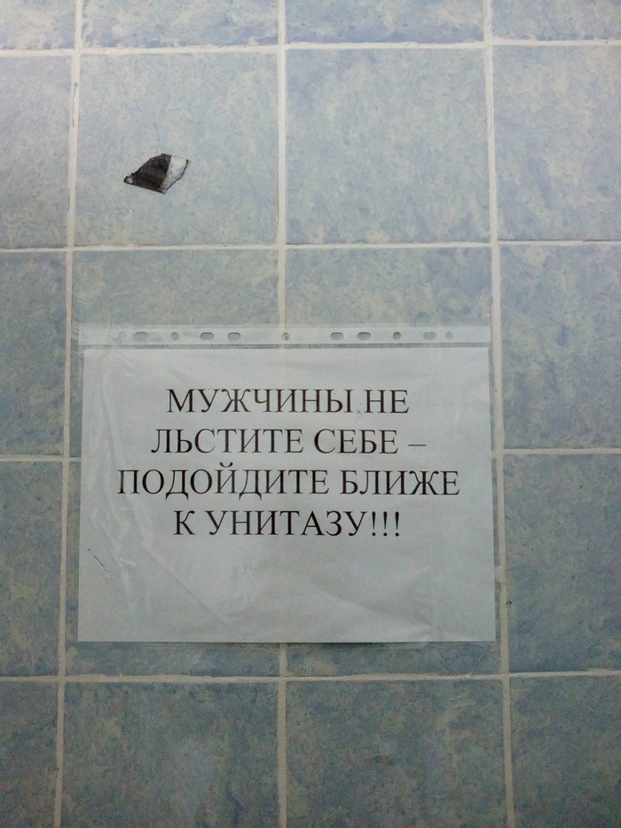 Как на это ответит среднестатистический пикабушник? - Моё, Надпись, Туалет, 49 и 5