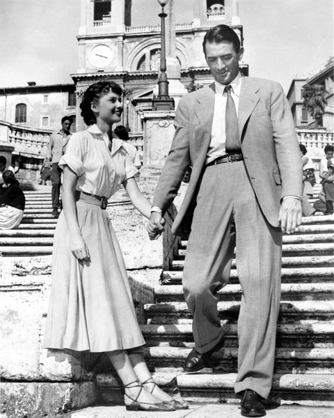 Roman holiday. - Roman holiday, Audrey Hepburn, Gregory Peck, William Wyler, Movies, Longpost