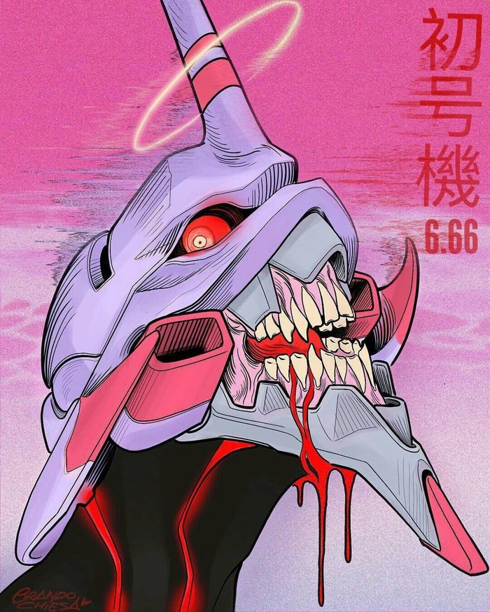 EVA 01 - Anime Art, Evangelion, Eva 01