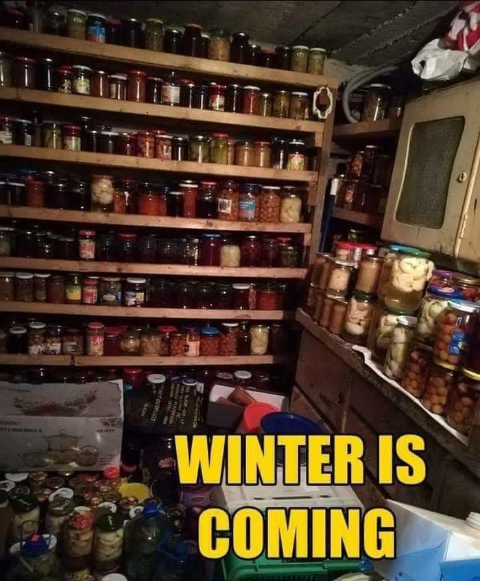 Get grandfather? - The winter is coming, Conservatory, Cellar, , Picture with text