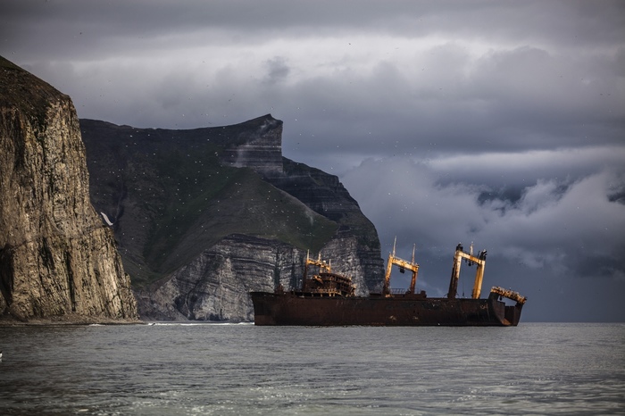 In the eternal parking - The national geographic, The photo, Ship, Water, Sea, The rocks, Landscape