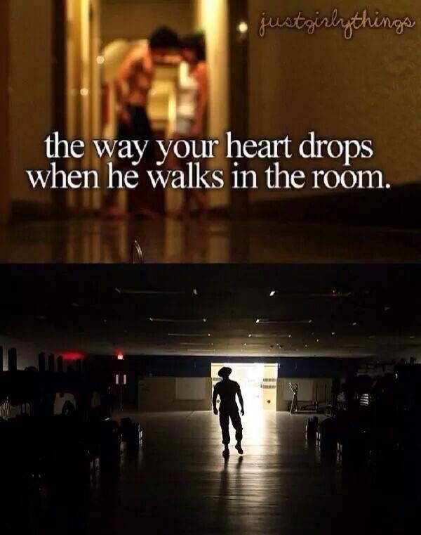 Your heart skips a beat when he enters the room. - Army Zen, Army humor
