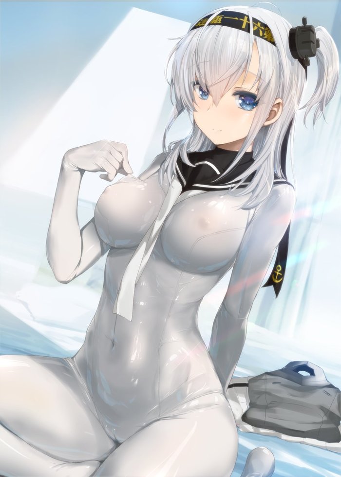 Suzutsuki - NSFW, Kantai collection, Suzutsuki, Etty, Boobs, Anime art, Anime