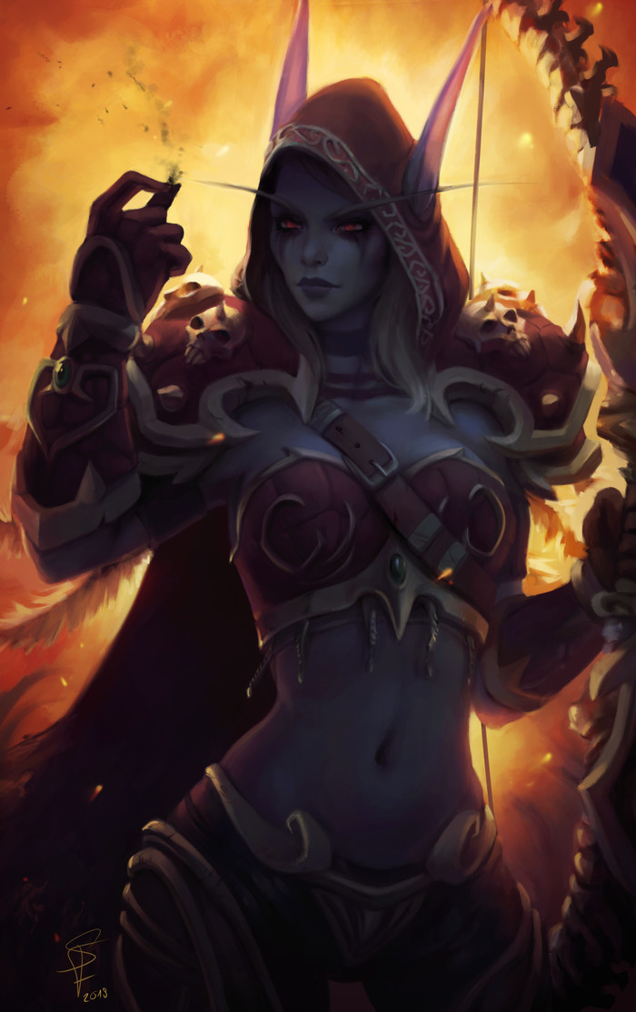 Sylvanas Windrunner &quot;Burn It&quot; by XbananaPIE