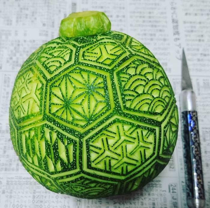 Fruit and vegetable art. - Food, Art, Japan, beauty, Longpost