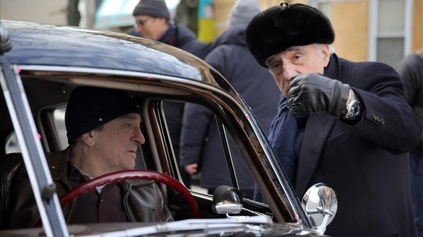 Robert De Niro and Martin Scorsese on the set of The Irishman - Robert DeNiro, Martin Scorsese, Photos from filming, Movies