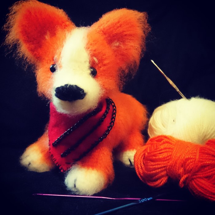 Corgi. - My, Corgi, Amigurumi