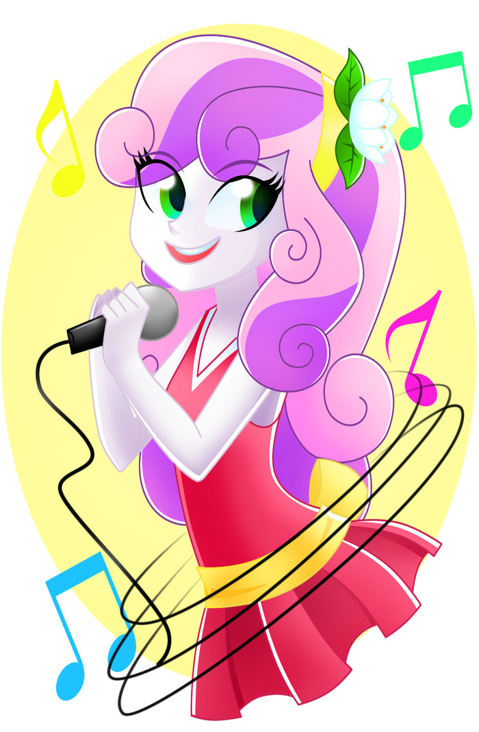 Дай мне спеть тебе песенку - My Little Pony, Equestria Girls, Sweetie Belle, Xan-Gelx