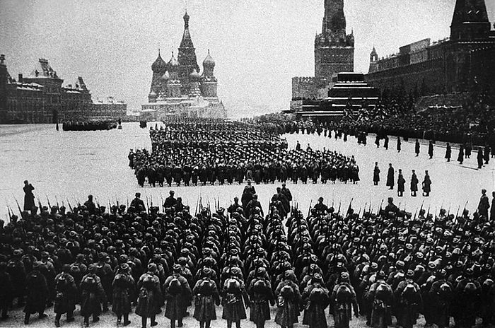 Parades of 1941, 7 November - Parade, The Great Patriotic War, Voronezh, Moscow, Kuibyshev