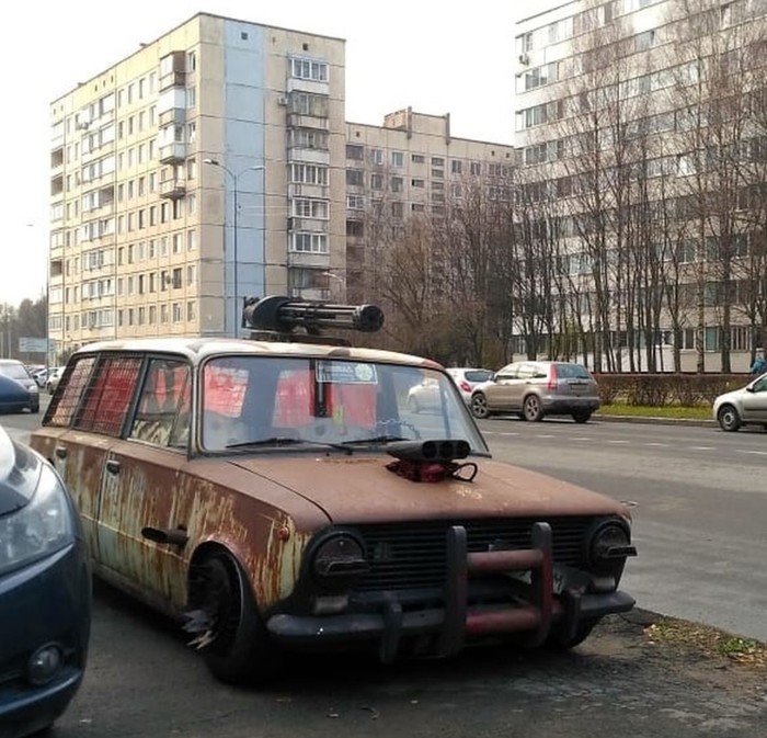 Road warrior in the city. - Crazy Max, Cosplay, Mad Max 2 Warrior Roads, Longpost, Umbrella Corporation, Resident evil