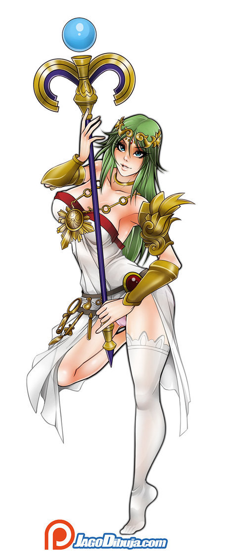 Palutena (Kid Icarus) - NSFW, Jago, Jagodibuja, Palutena, Kid Icarus, Рисованная эротика, Арт