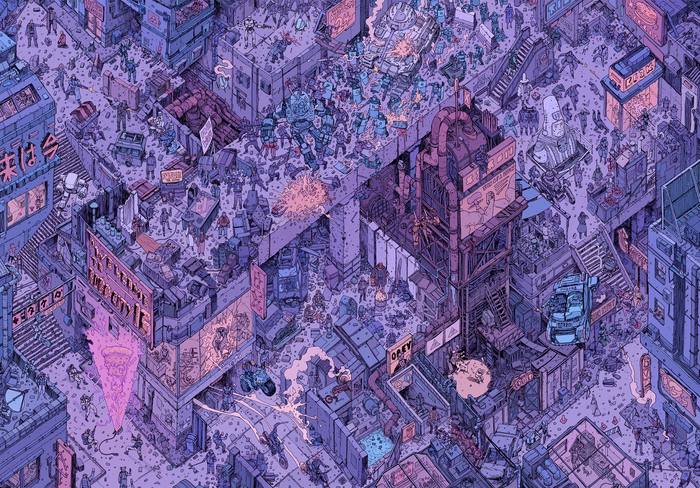 Welcome to Robo-City 16 - Images, Art, Josan gonzalez, Science fiction