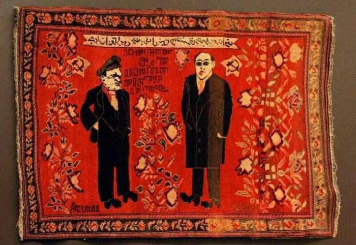 Carpet Leader of the world revolution Lenin and leader of the East Narimanov. - Carpet, Lenin-Grib, Images, Dream