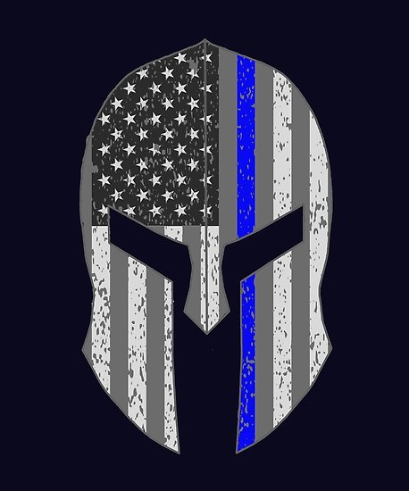 The thin blue line is the border of law and order. - My, Police, USA, law and order, Longpost