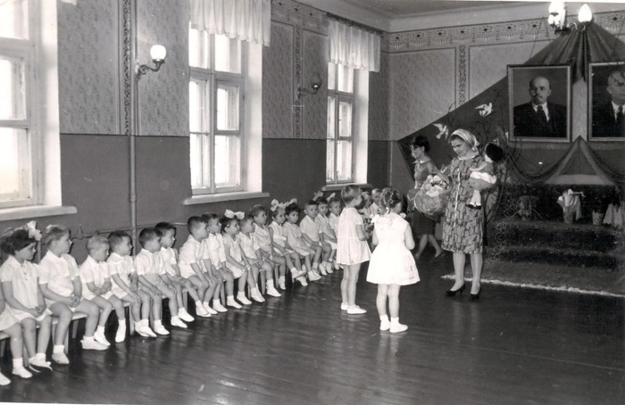 Kindergarten in the early 1960s. - My, Kindergarten, Old photo, Scanning, Childhood memories, Longpost