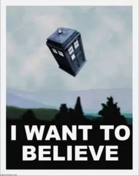 TRUE - , The truth is somewhere near, TARDIS, Picture with text, Doctor Who, I want to believe, Secret materials