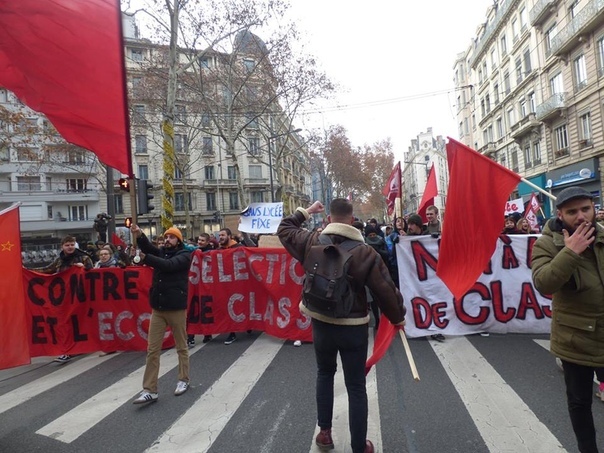 Vive la France - Demonstration, France, Socialism, the USSR, The photo, Lyon, Longpost