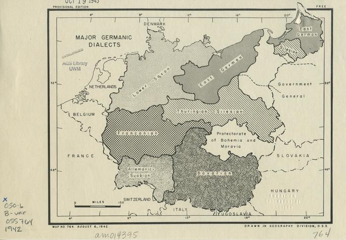 Старая карта германии