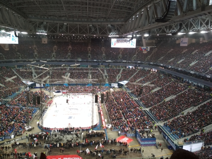 Zenith Arena! - My, Gazprom arena, Hockey, Stadiums of the world, Video, Longpost
