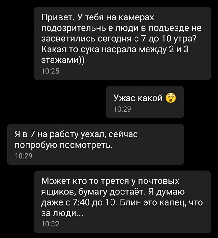 Ну точно люмпен. - Моё, Североморск, Видеонаблюдение, Насрал, Длиннопост, Люмпены, Видео, Фекалии