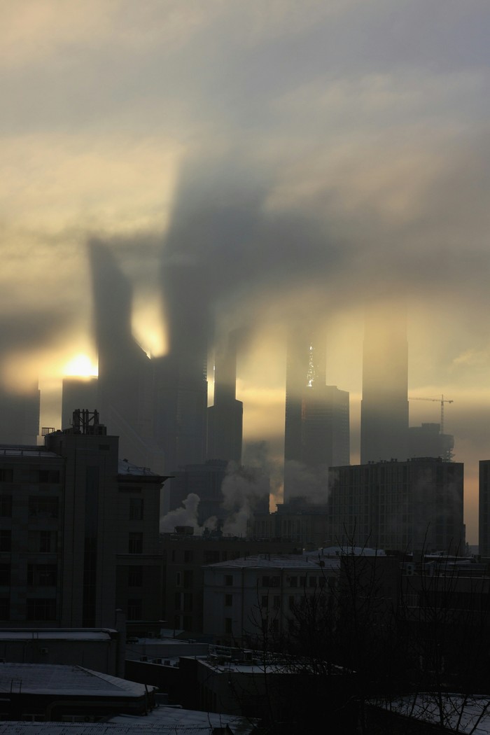 Смог от ближайшего ТЭЦ - Моё, Смог, ТЭЦ, Москва, Фотография