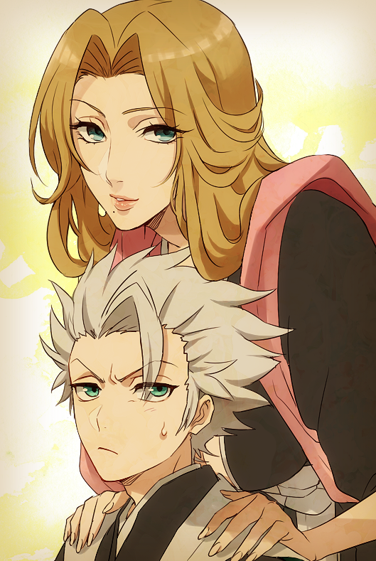 Hitsugaya and Rangiku - Аниме, Anime Art, Bleach, Rangiku Matsumoto, Hitsugaya Toushirou