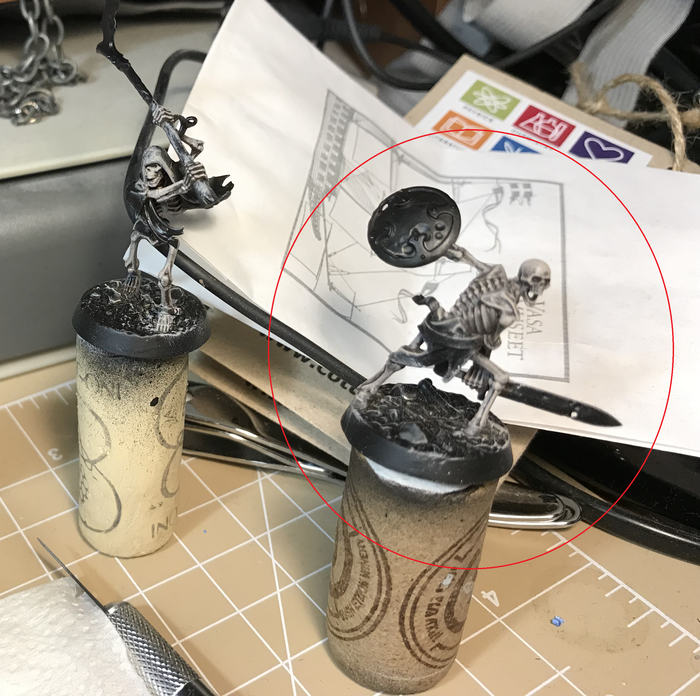    / How to paint skeletons' bones Wh painting, Sepulchral Guard, How to Paint Warhammer Figures, Shadespire,  , , 