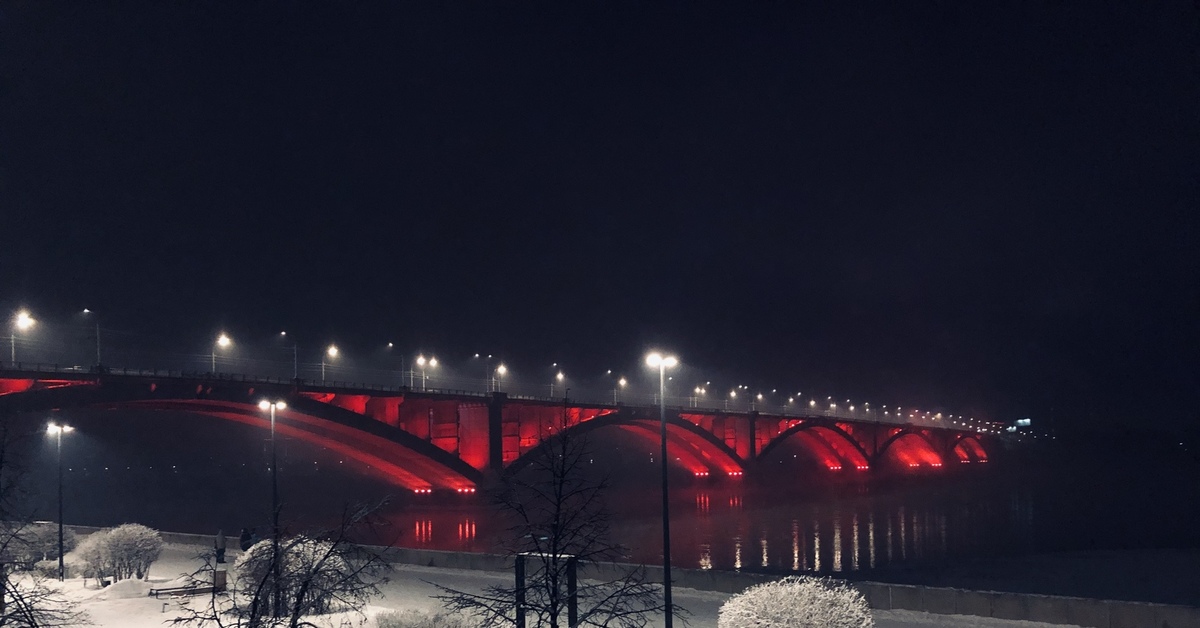 Ночной Красноярск Фото В Хорошем Качестве