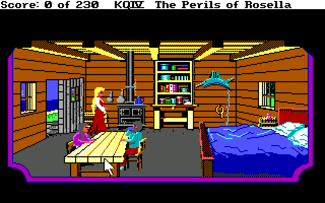 King's Quest IV: The Perils of Rosella. Часть 1. - Моё, 1988, Прохождение, Квест, Sierra, Игры для DOS, Ретро-Игры, Игры, Длиннопост