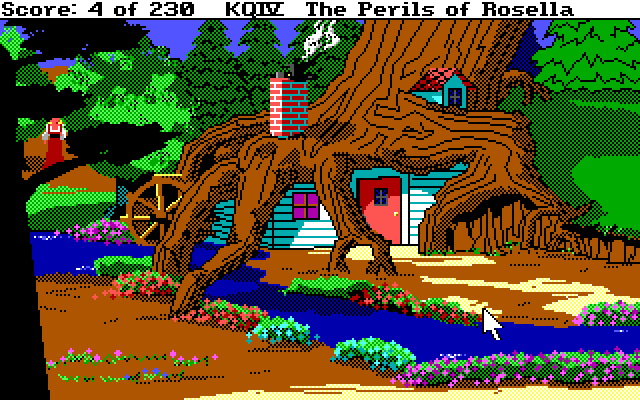 King's Quest IV: The Perils of Rosella. Часть 1. - Моё, 1988, Прохождение, Квест, Sierra, Игры для DOS, Ретро-Игры, Игры, Длиннопост