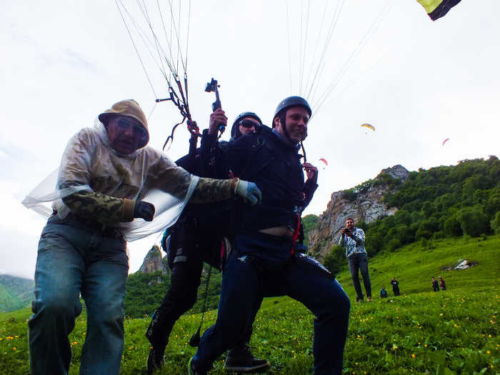 Take off! - My, Paragliding, Takeoff, Tourism, Flight, The first flight