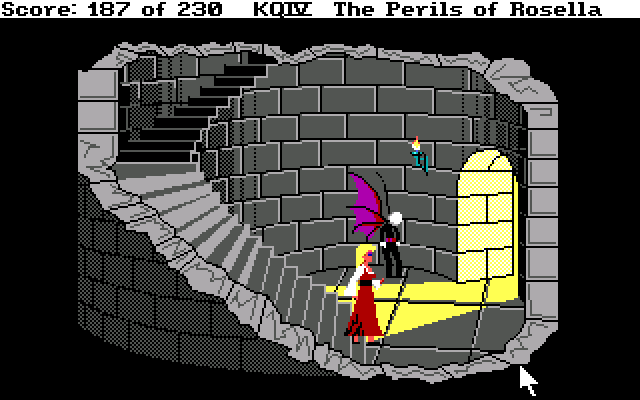 King's Quest IV: The Perils of Rosella. Часть 3. - Моё, 1988, Прохождение, Квест, Sierra, Игры для DOS, Ретро-Игры, Игры, Длиннопост, Видео