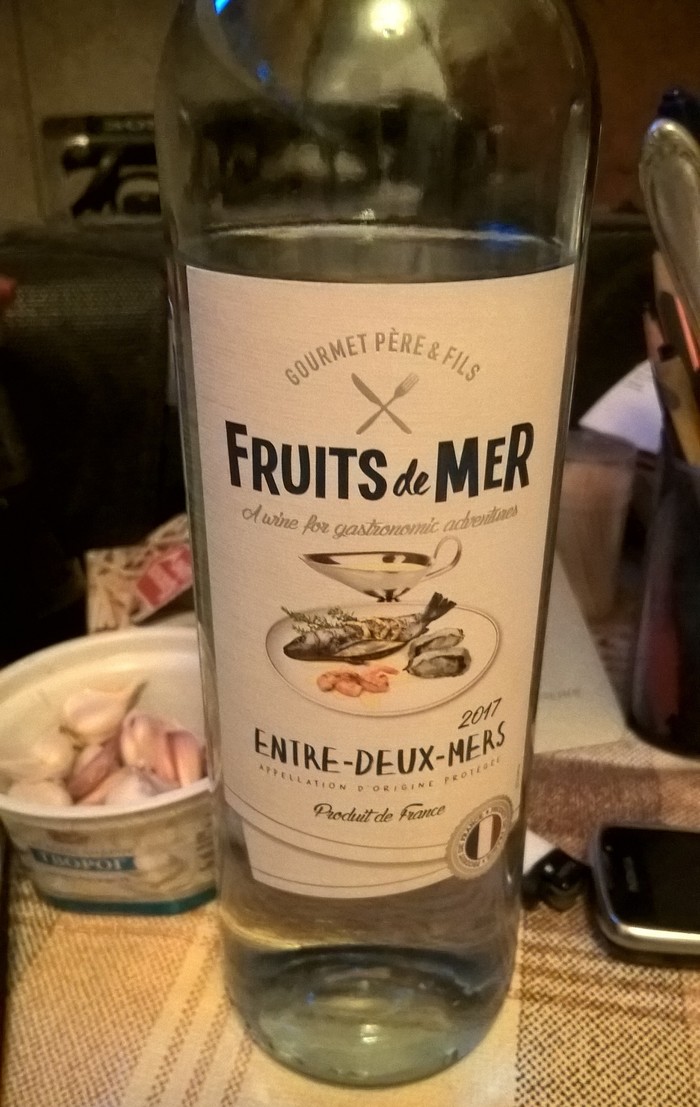 Fruit De Mer Entre Deux Mers - My, Dry wine, Try