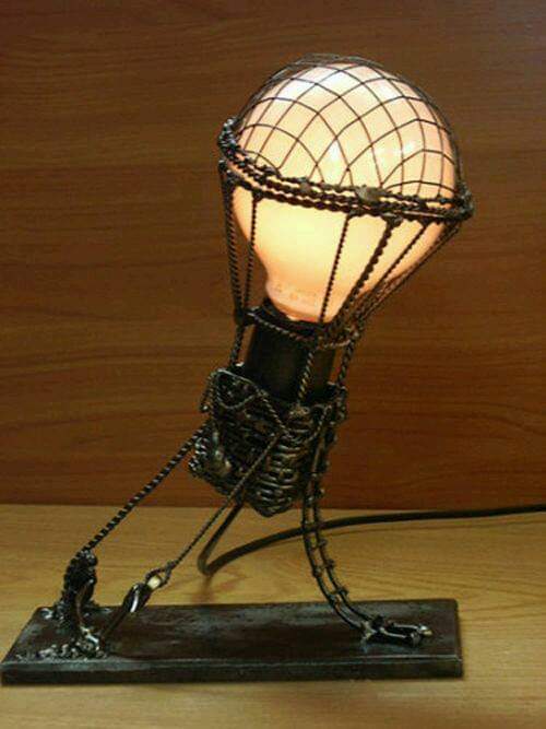 balloon lamp - Desk lamp, Steampunk, Idea