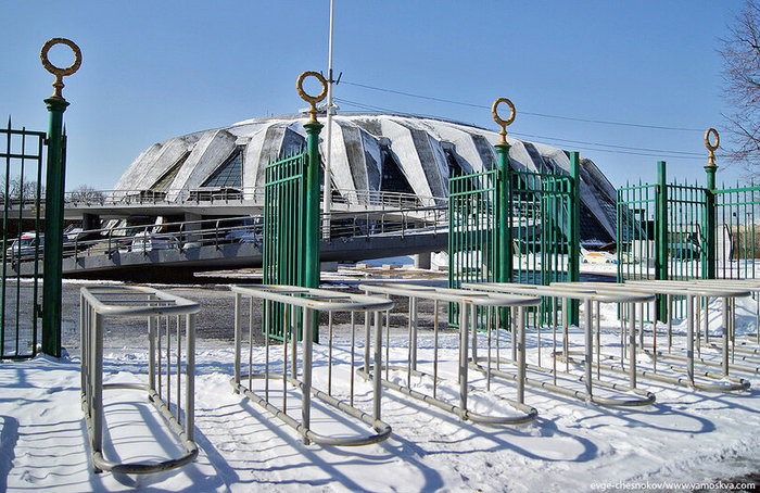 The famous shell in Luzhniki. - My, Moscow, Luzhniki, Reconstruction, The photo, Longpost