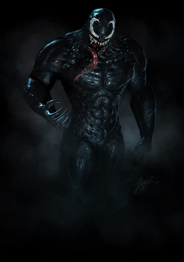 Venom by Jonathan Straughan , , , ,  , Marvel, , Jonathan Straughan