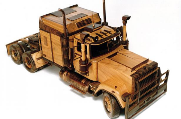 Mack - Wood products, Tractor, Mack, , Modeling, , The photo, Longpost