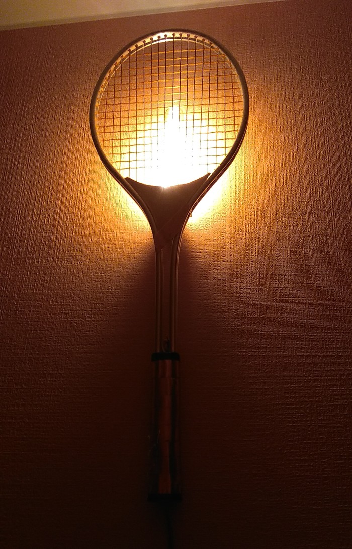 Racket - My, Lamp, Sconce, Лампа, With your own hands, Longpost